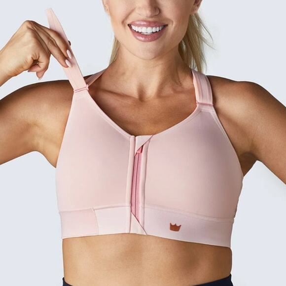 Shefit Flex Sports Bra Medium Impact Bra in Blush Size 4 Luxe - Picture 1 of 8